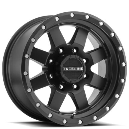 15" Raceline Wheels 935B Defender Satin Black Off-Road Rims