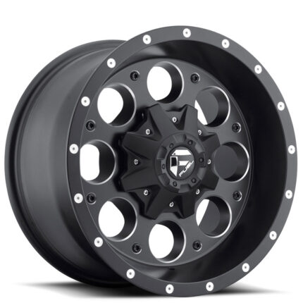 16" Fuel Wheels D525 Revolver Matte Black Milled Off-Road Rims