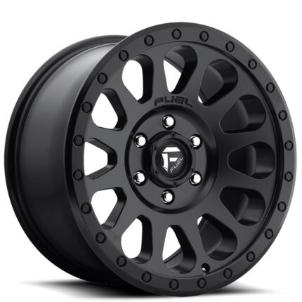 16" Fuel Wheels D579 Vector Matte Black Off-Road Rims