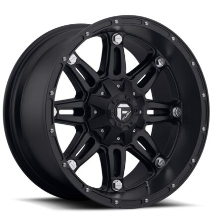 17" Fuel Wheels D531 Hostage Matte Black Off-Road Rims