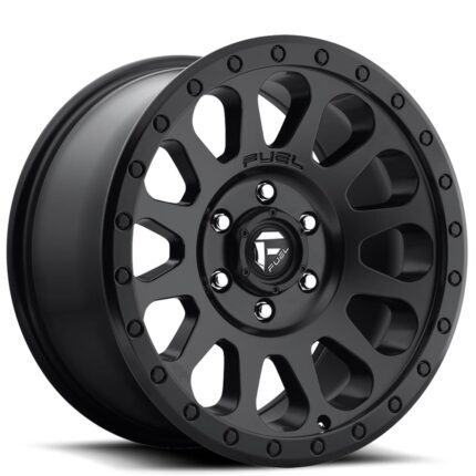 17" Fuel Wheels D579 Vector Matte Black Off-Road Rims