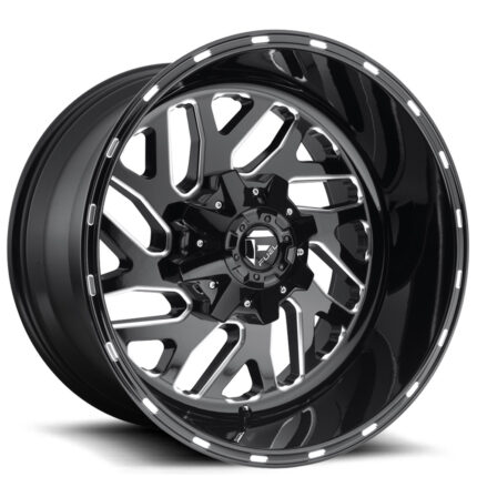 17" Fuel Wheels D581 Triton Black Milled Off-Road Rims