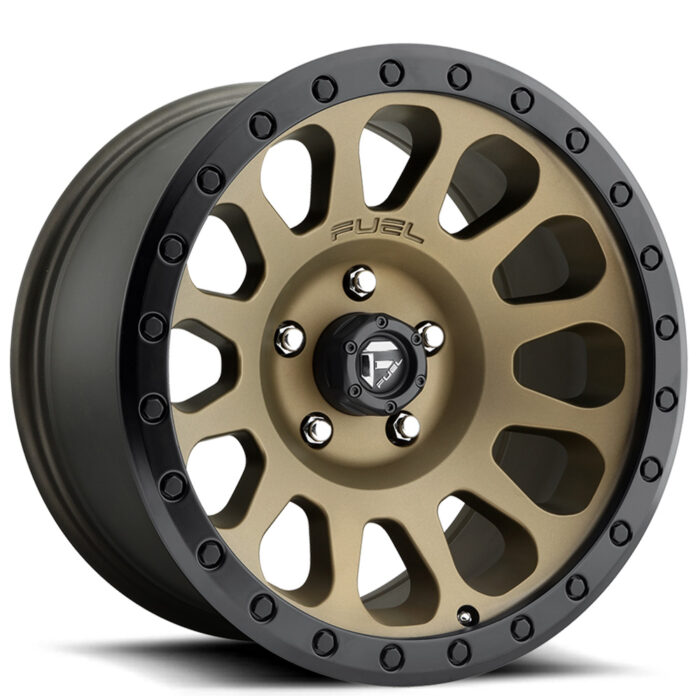 17" Fuel Wheels D600 Vector Bronze Off-Road Rims