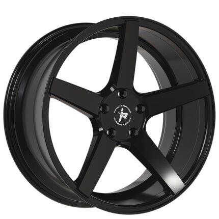17" Impact Racing Wheels 504 Gloss Black Rims
