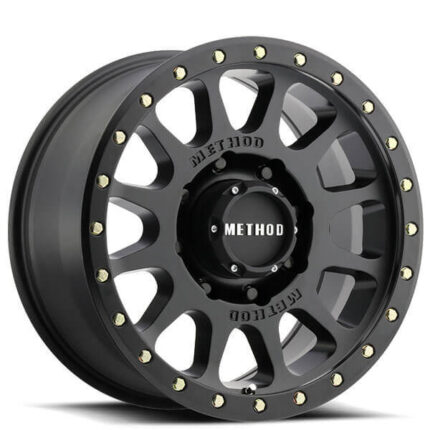 17" Method Wheels 305 NV HD Matte Black Off-Road Rims