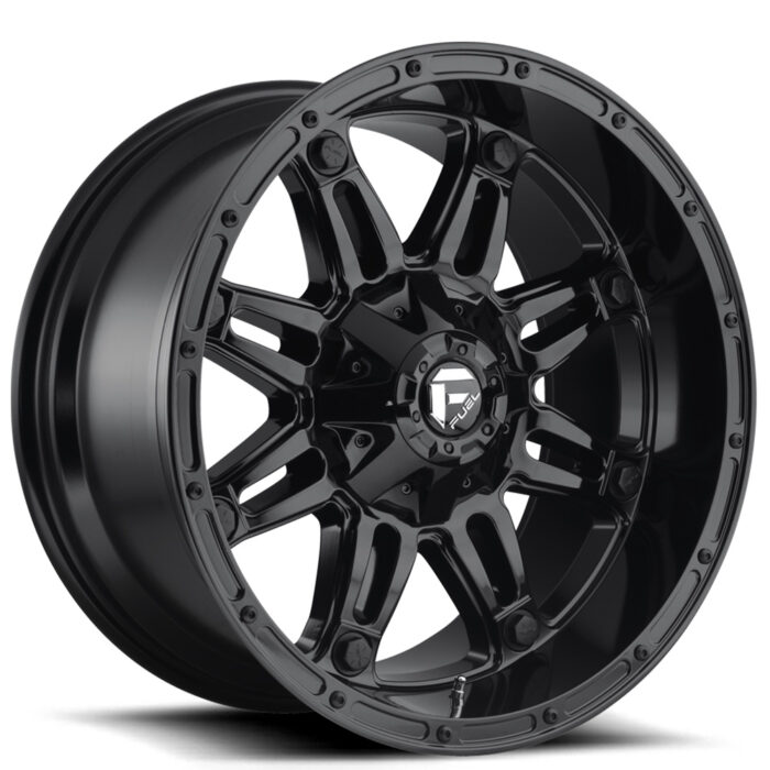 18" Fuel Wheels D625 Hostage Gloss Black Off-Road Rims