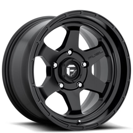 18" Fuel Wheels D664 Shok Matte Black Off-Road Rims