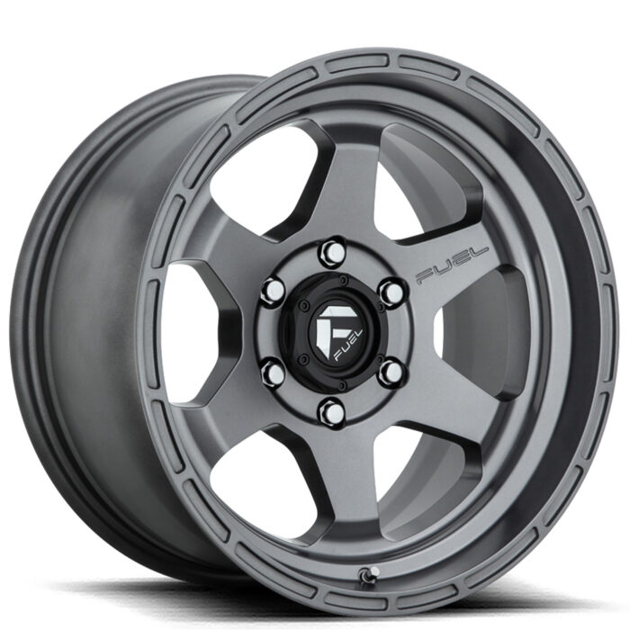 18" Fuel Wheels D665 Shok Matte Anthracite Off-Road Rims