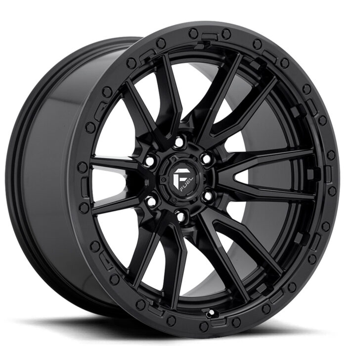 18" Fuel Wheels D679 Rebel Matte Black 6-Lug Off-Road Rims