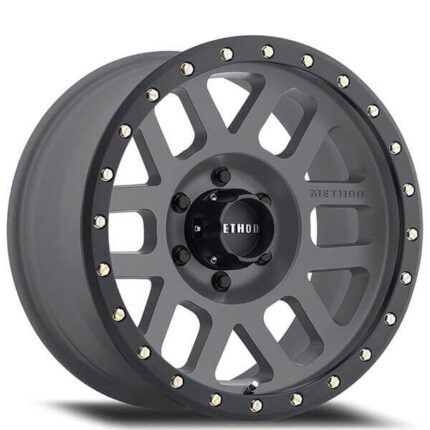 18" Method Wheels 309 Grid Titanium Off-Road Rims