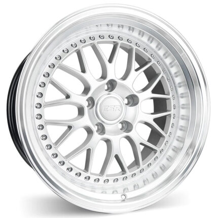 19" ESR Wheels SR01 Hyper Silver JDM Style Rims