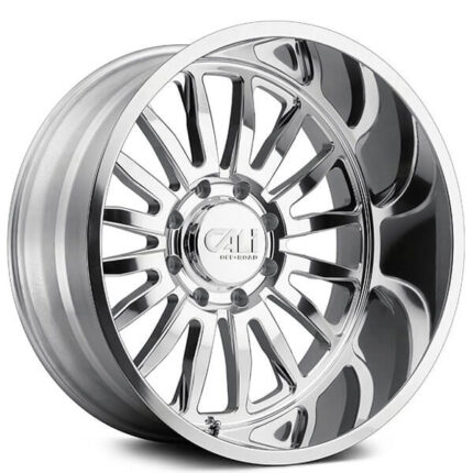 20" Cali Wheels 9110 Summit Polished Milled Off-Road Rims