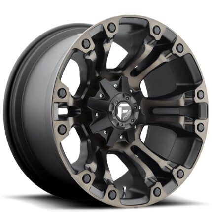 20" Fuel Wheels D569 Vapor Black Machined with Dark Tint Off-Road Rims