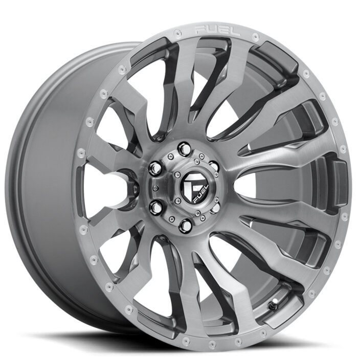 20" Fuel Wheels D693 Blitz Platinum Off-Road Rims