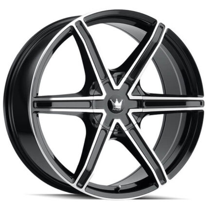 20" Mazzi Wheels Stilts 371 Black with Machined Face Rims