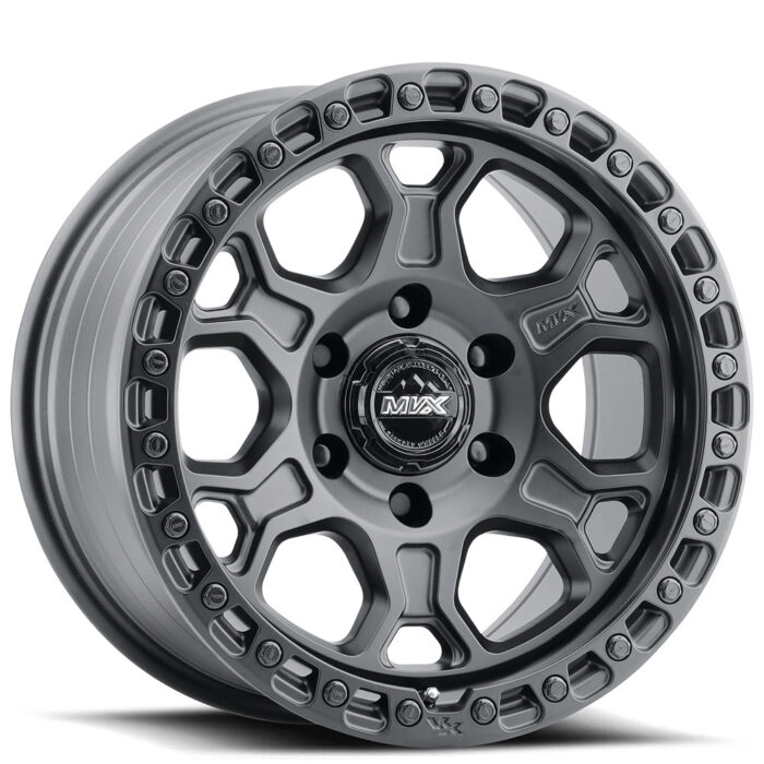 20" MVX Off-Road Wheels VX62 Matte Black Rims