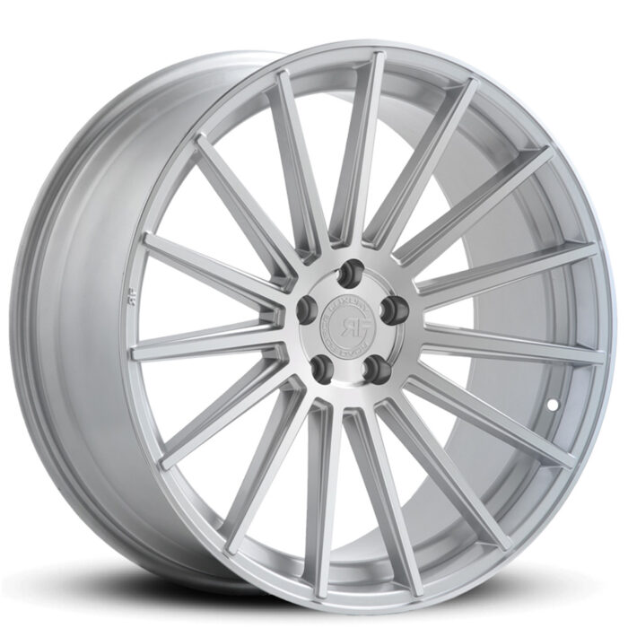 20" Road Force Wheels RF15 Silver Machined Rims