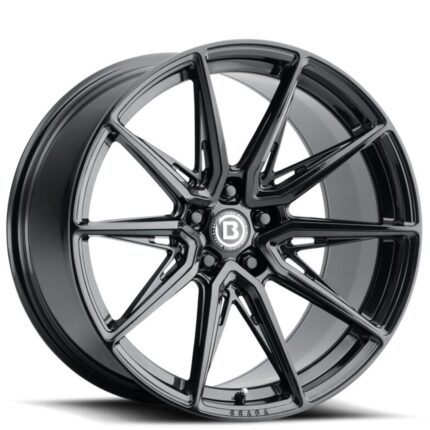 20" Staggered Brada Wheels CX2 Gloss Black Polaris Slingshot / 3-Wheeler Rims