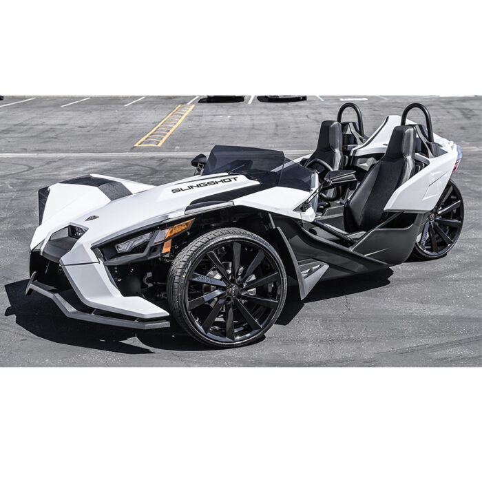 20" Staggered Koko Kuture Wheels Kapan Gloss Black Polaris Slingshot / 3-Wheeler Rims