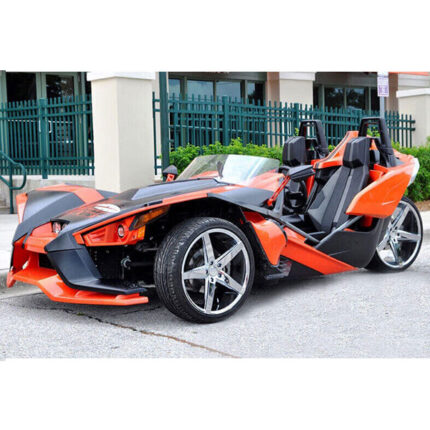 20" Staggered Lexani Wheels R-Four Chrome Polaris Slingshot / 3-Wheeler Rims