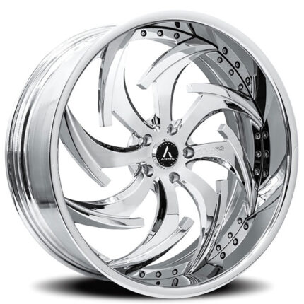 22" Artis Forged Wheels Dagger Chrome Rims