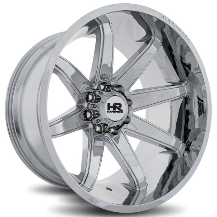 24" Hardrock Wheels H502 Pain Killer Xposed Chrome Off-Road Rims