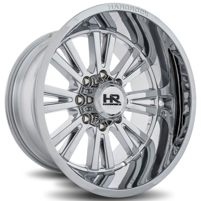 24" Hardrock Wheels H503 Spine Xposed Chrome Off-Road Rims