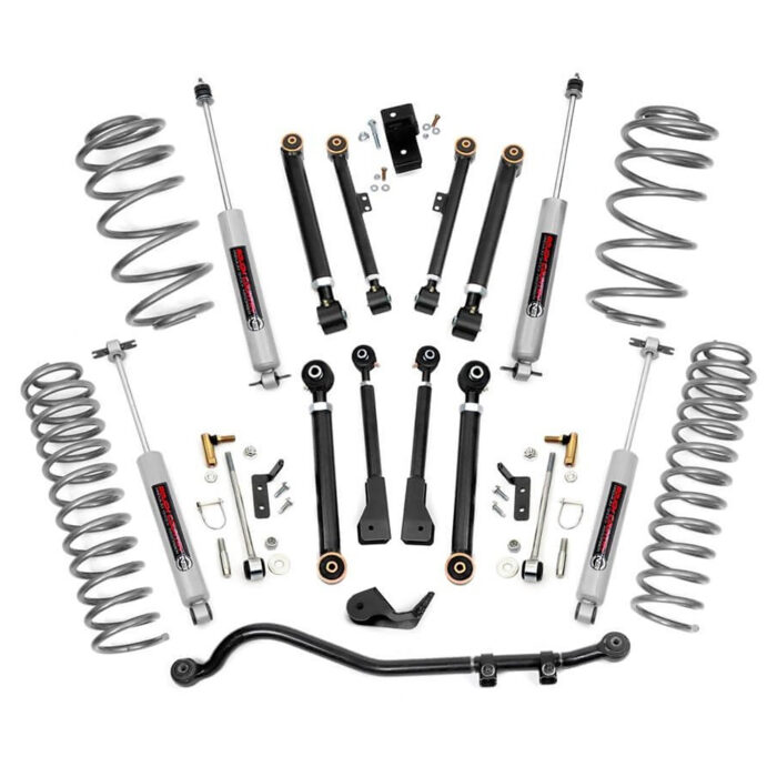 2.5" Rough Country Suspension Lift Kit | X-Series (Jeep Wrangler TJ 4WD 1997-2006)