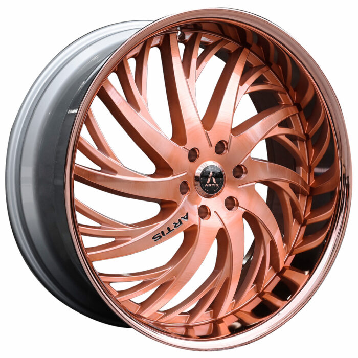 26" Artis Wheels Decatur Custom Rose Gold Rims