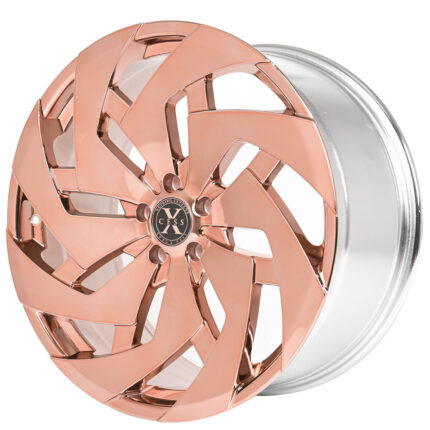 26" Xcess Wheels X04 Custom Rose Gold Plated Rims