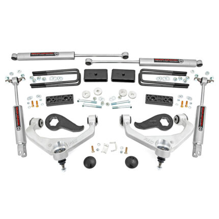 3" Rough Country Suspension Lift Kit (Chevy/GMC 2500HD 2020-2024)