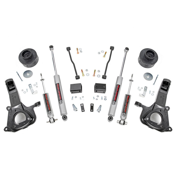 4" Rough Country Suspension Lift Kit (Dodge/RAM 1500 2WD 2009-2023)