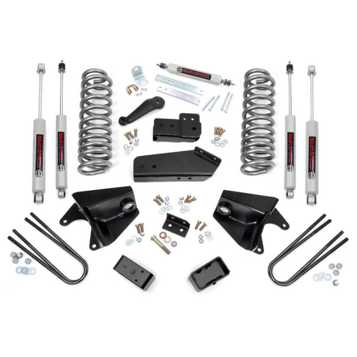 4" Rough Country Suspension Lift Kit (Ford Bronco 1980-1996)