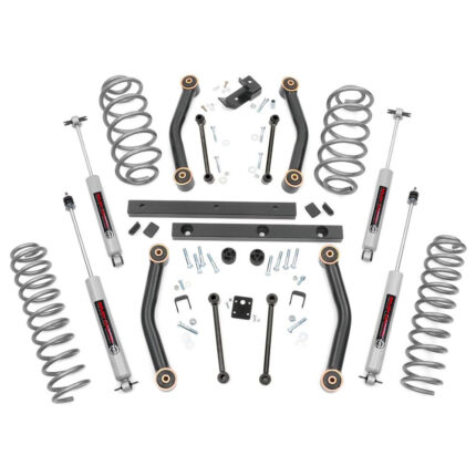 4" Rough Country Suspension Lift Kit (Jeep Wrangler TJ 4WD 2003-2006)