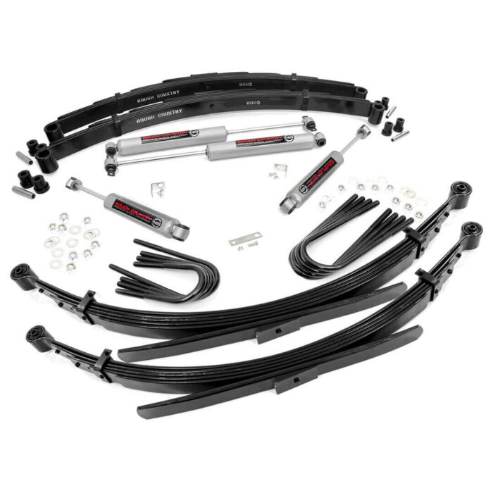 4" Rough Country Suspension Lift Kit | Rear Springs (Chevy/GMC K5 Blazer/Jimmy 1969-1972)