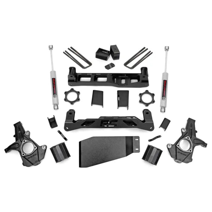 5" Rough Country Suspension Lift Kit (Chevy/GMC 1500 4WD 2007-2013)