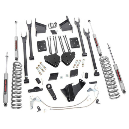 6" Rough Country Suspension Lift Kit | 4-Link (Ford Super Duty 4WD 2011-2014)