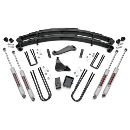 6" Rough Country Suspension Lift Kit | Front Lifted Leaf Springs (Ford Super Duty 4WD 1999-2004)