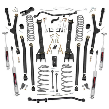 6" Rough Country Suspension Lift Kit | Long Arm (Jeep Wrangler TJ 4WD 1997-2006)