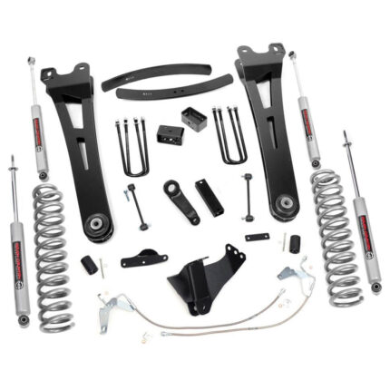 6" Rough Country Suspension Lift Kit | Radius Arm (Ford Super Duty 4WD 2008-2010)