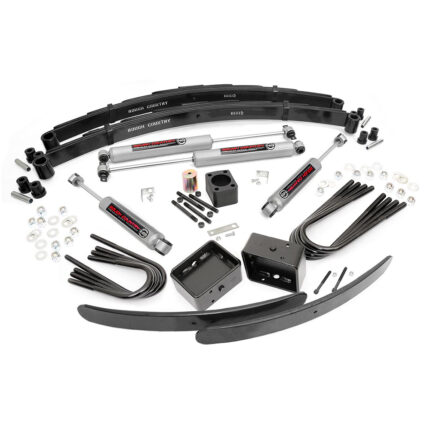 6" Rough Country Suspension Lift Kit | Rear blocks (Chevy/GMC C30/K30 | C3500/K3500 | C35/K35 1977-1991)