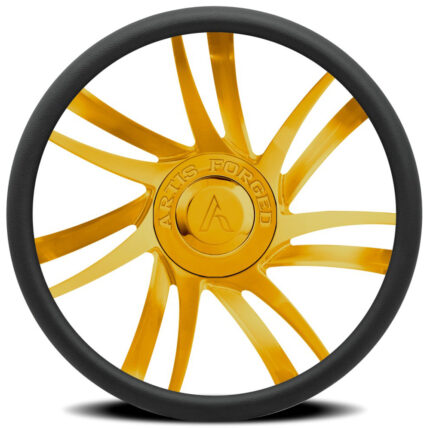 Artis Forged Custom Steering Wheel Profile Gold