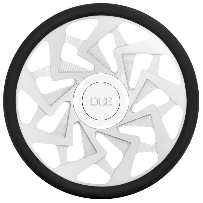 DUB Custom Steering Wheel Chop Brushed Clear
