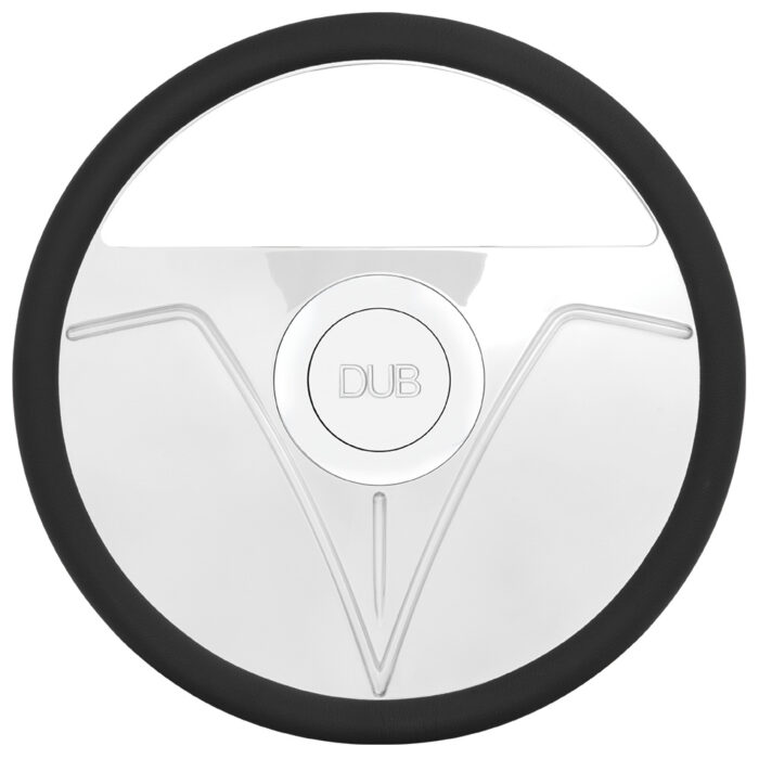DUB Custom Steering Wheel Sliver Polished