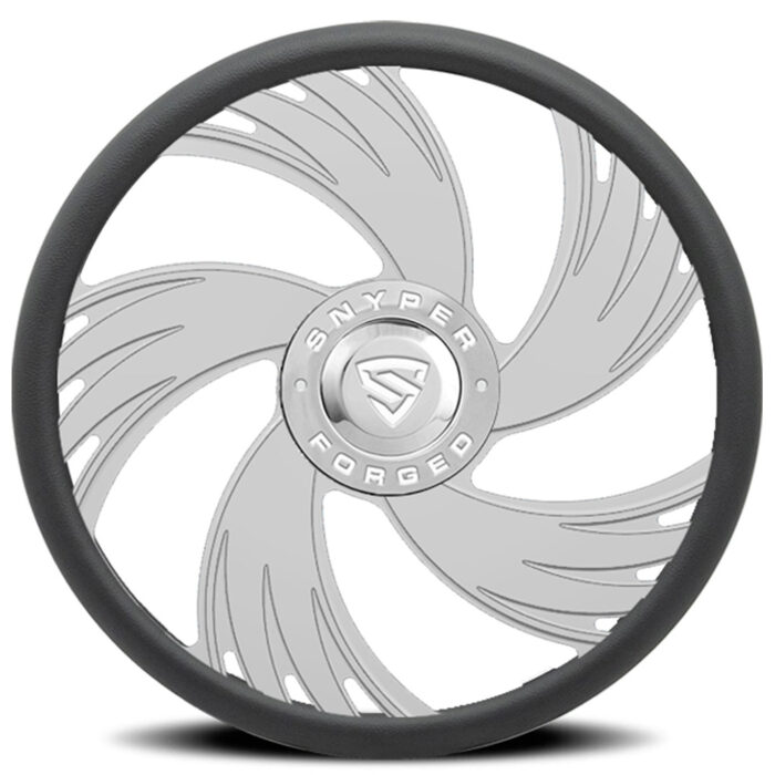 Snyper Forged Custom Steering Wheel Blaster Brushed