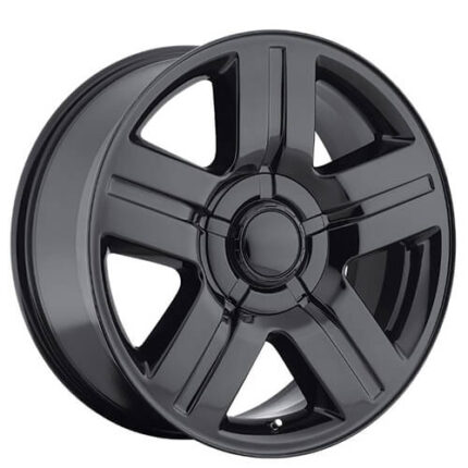 22" Chevy Silverado/Suburban Wheels 258 Texas Edition Gloss Black OEM Replica Rims