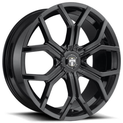 24" Dub Wheels Royalty S208 Gloss Black Rims