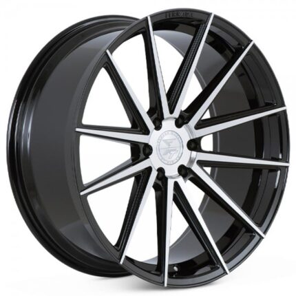 24" Ferrada Wheels FT1 Black Machined Rims