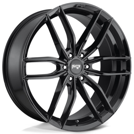 24" Niche Wheels M209 Vosso 6-Lug Gloss Black Rims