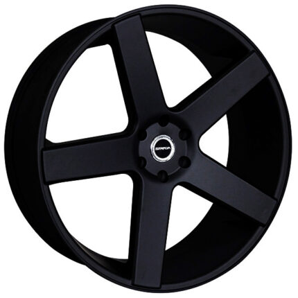 24" Strada Wheels Perfetto Black Rims